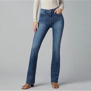 DL1961 Bridget High Rise Instasculpt Boot Cut Jeans Women's Size 29 Seaford Wash